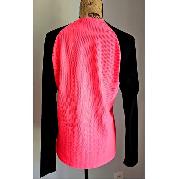 Lauren Ralph Lauren Black Label Quarter Zip Waffle Knit Long Sleeve Top, Sz XL - Picture 2 of 8